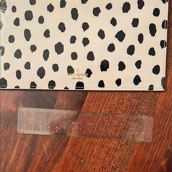 Kate Spade Cream and Black Polka Dot Pencil Pouch - Picture 13 of 14